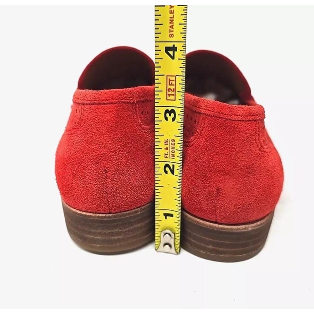 New Franco Sarto A-Jolette5 Perforated Suede Leather Flat Penny Loafers EU6 $125 - Picture 5 of 12